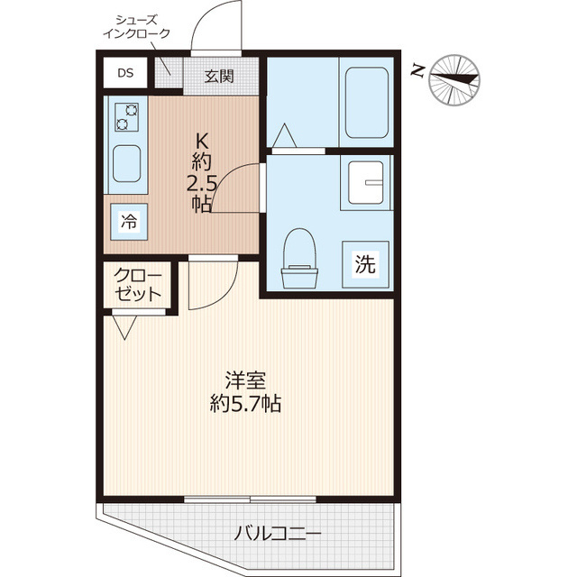 ＥＶＥＲＡ大倉山の間取り