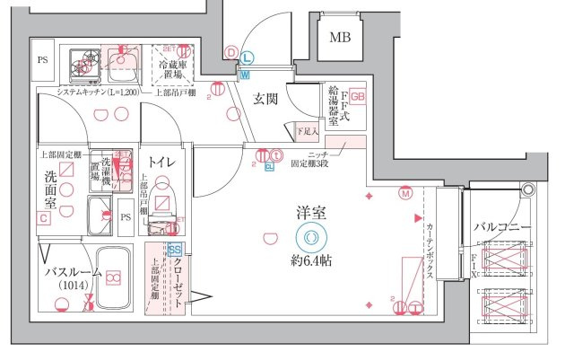 クレヴィスタ阪東橋の間取り
