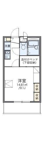 レオパレスシャルム瀬戸の間取り
