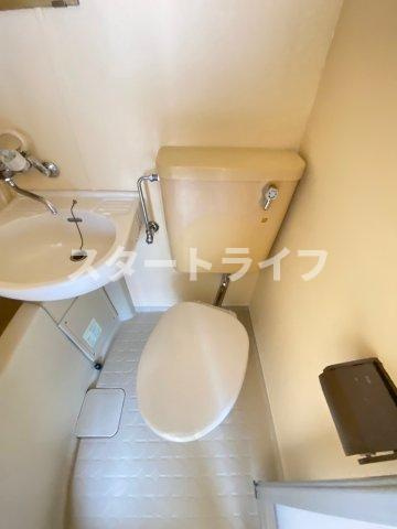 大阪市東淀川区西淡路４丁目の賃貸マンションのトイレ