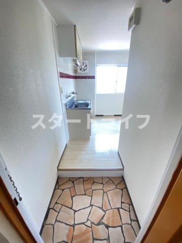大阪市東淀川区西淡路４丁目の賃貸マンションの玄関