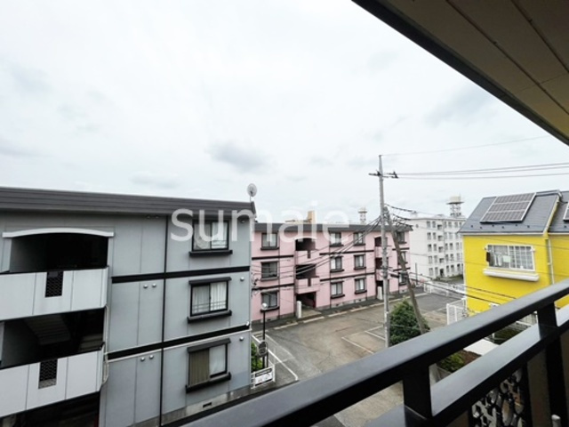 ピュアコート（1）壱番館の展望|バルコニーからの景色です！