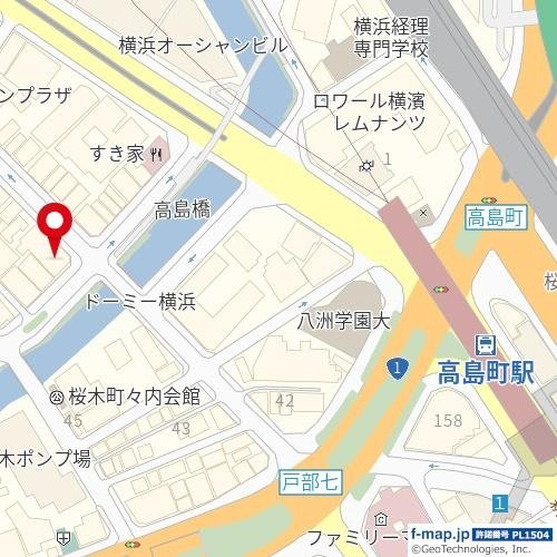 グラサージュ横濱リヴィエールの地図