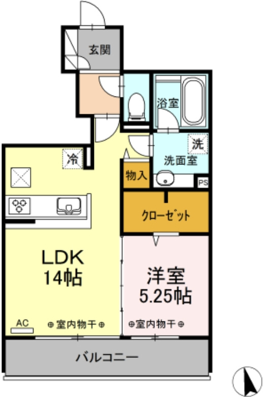 アヴニール夢の間取り