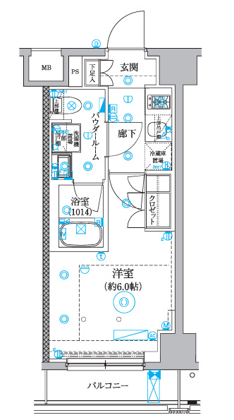 セジョリ横浜睦町の間取り
