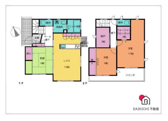 【間取り】 | 熊谷市新堀　中古戸建