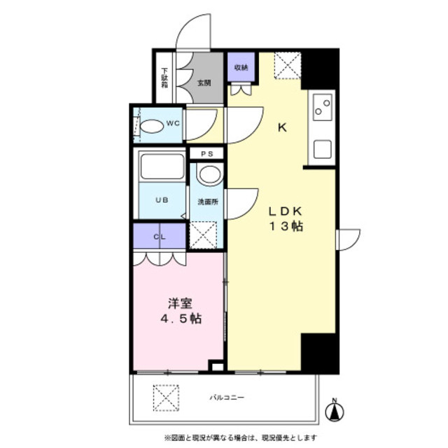 エムフラット秋葉原の間取り