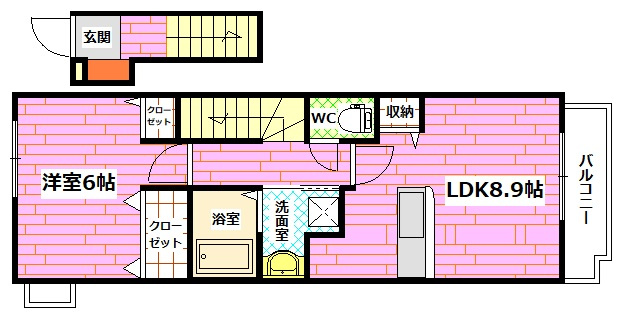 セレノ東雲の間取り