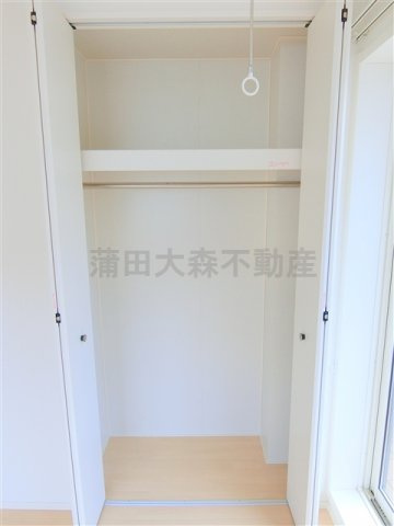 カーサ新蒲田の収納|収納　1メートル程の使いやすいクローゼット