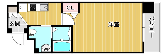 【間取り】 | ファーストフィオーレ京橋イースト