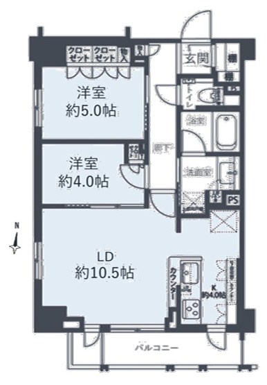【間取り】 | クレヴィア山吹神楽坂