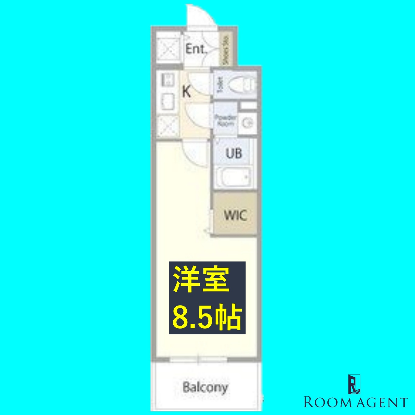 エスリード今池ルミナスの間取り