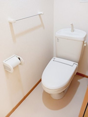 トイレもきれいです