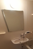 忙しい朝には欠かせない洗面所です