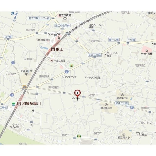 Accordの地図