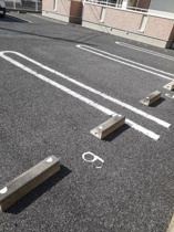 駐車場に車を止められます