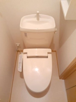 コンパクトで使いやすいトイレです