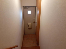 ゆったりとした玄関です