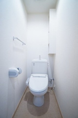 ゆったりとした空間のトイレです