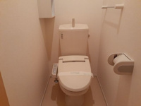 トイレもきれいです