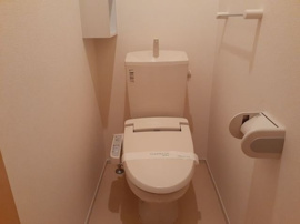 トイレもきれいです