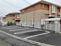 駐車場に車を止められます