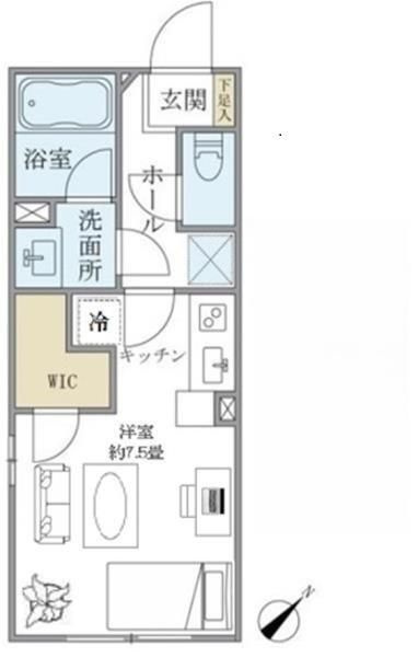 ＥＶＥＲＴＯＷ　Ｌｉｂｅｒｏ　ＫＡＭＩＩＫＥＤＡＩの間取り