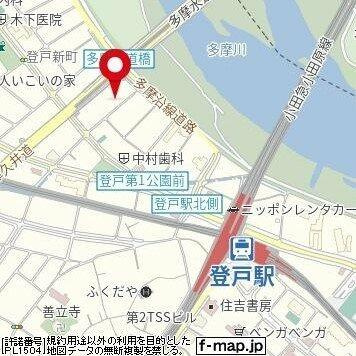 登戸ハイツの地図