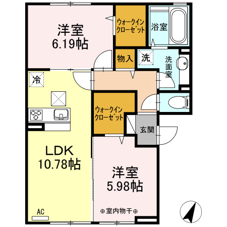 ソレイユジンの間取り