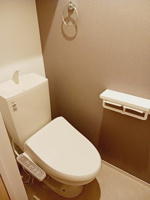 落ち着いたトイレです