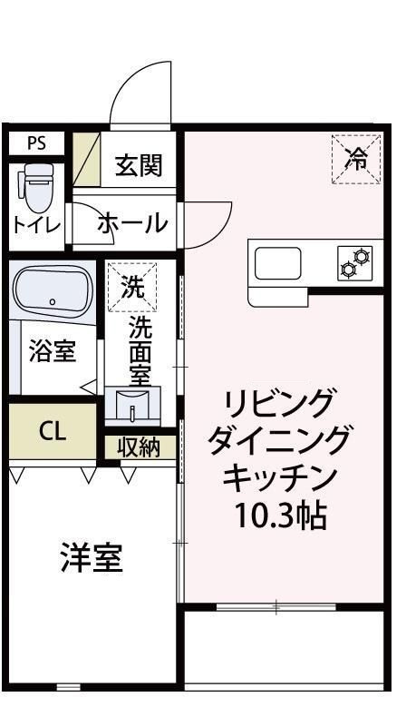 luana二子の間取り|間取りです。