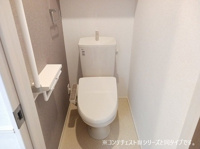 ゆったりとした空間のトイレです