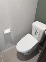 コンパクトで使いやすいトイレです
