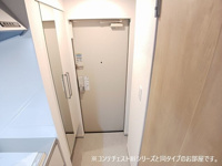 シンプルで使いやすい玄関です