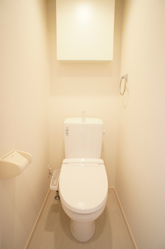 ゆったりとした空間のトイレです