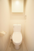ゆったりとした空間のトイレです