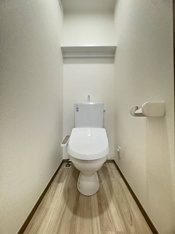 清潔感のあるトイレです