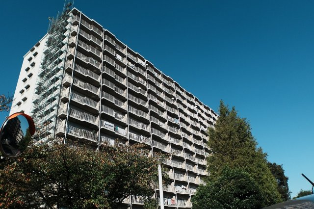 ボナハイツ中川A棟の外観