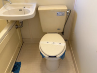 清潔感のあるトイレです
