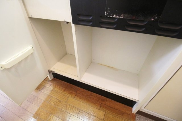 コンパクトなキッチンで掃除もラクラク