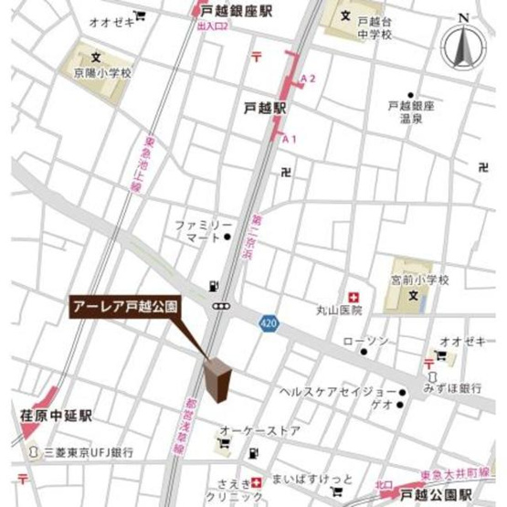 【地図】 | アーレア戸越公園