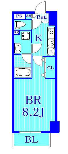 クリスタルK横浜の間取り