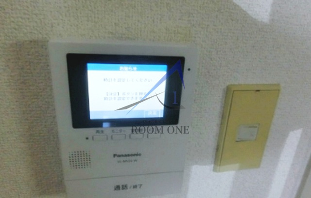 シティーコート矢向のセキュリティ|モニター付きインターホンです。