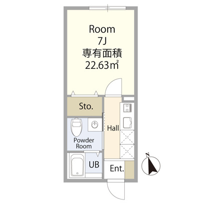 クレスト東村山の間取り