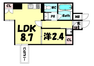 【間取り】 | NEXT STAGE神戸元町