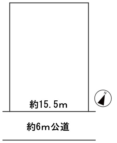 ６６２３６　岐阜市雄総柳町２丁目土地の区画図