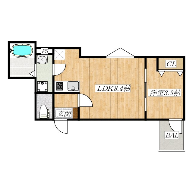 KEIAI RESIDENCE 日進の間取り