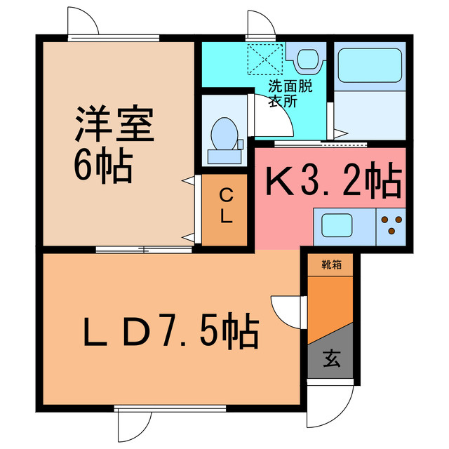 プードリエボアⅥの間取り