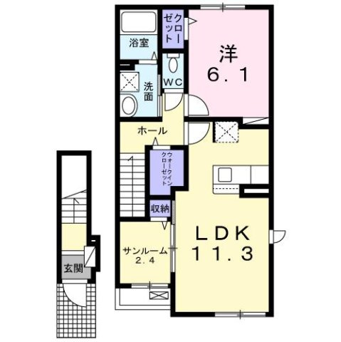 フォリアⅡの間取り