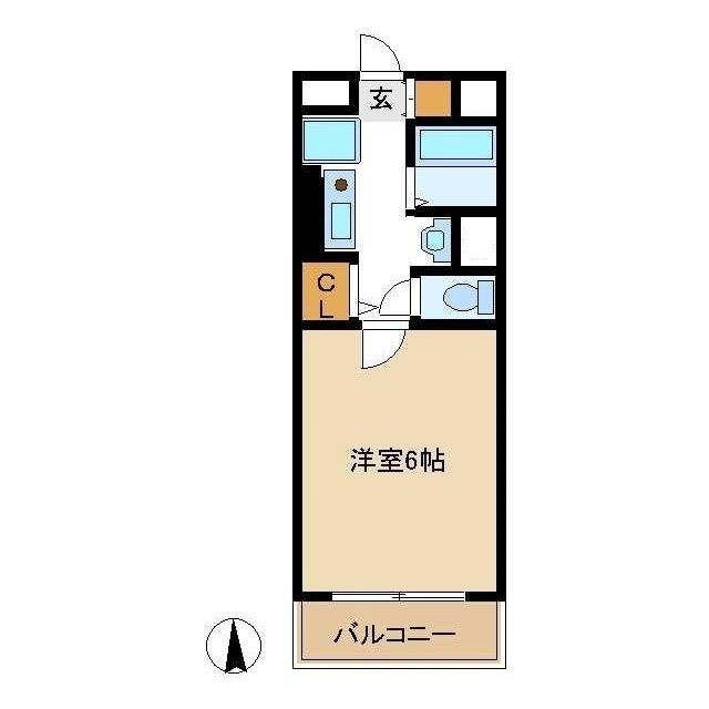 フリックコート東急の間取り